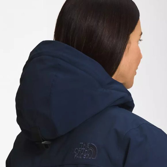 Northface Womens Expedition MucMurdo Parka Size Large Summit Navy NWT - Picture 8 of 16